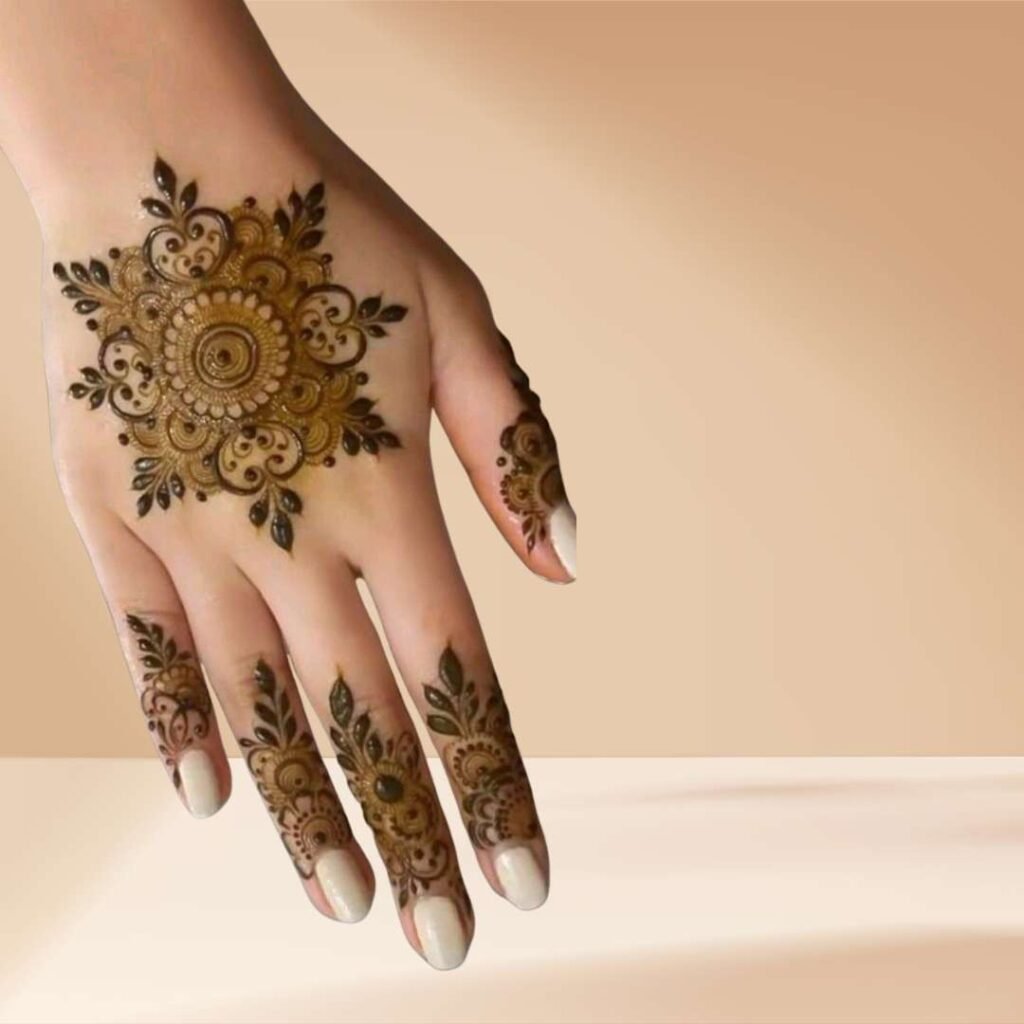 Simple Baby Mehndi Design