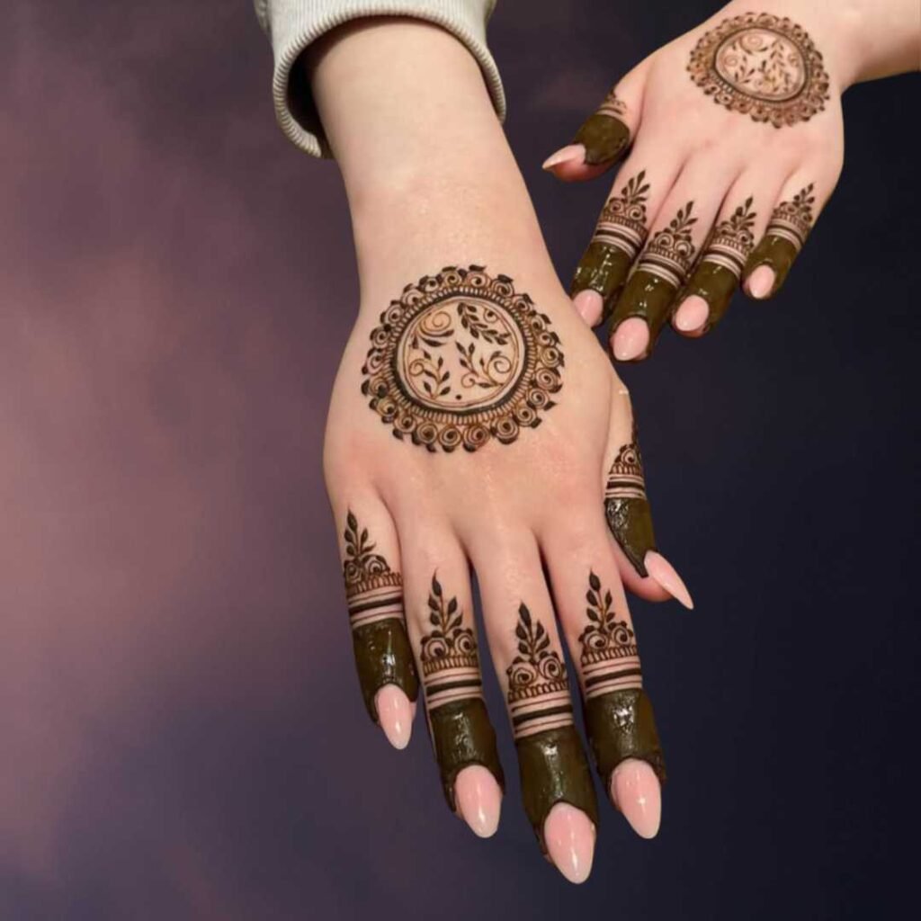 Simple Baby Mehndi Design
