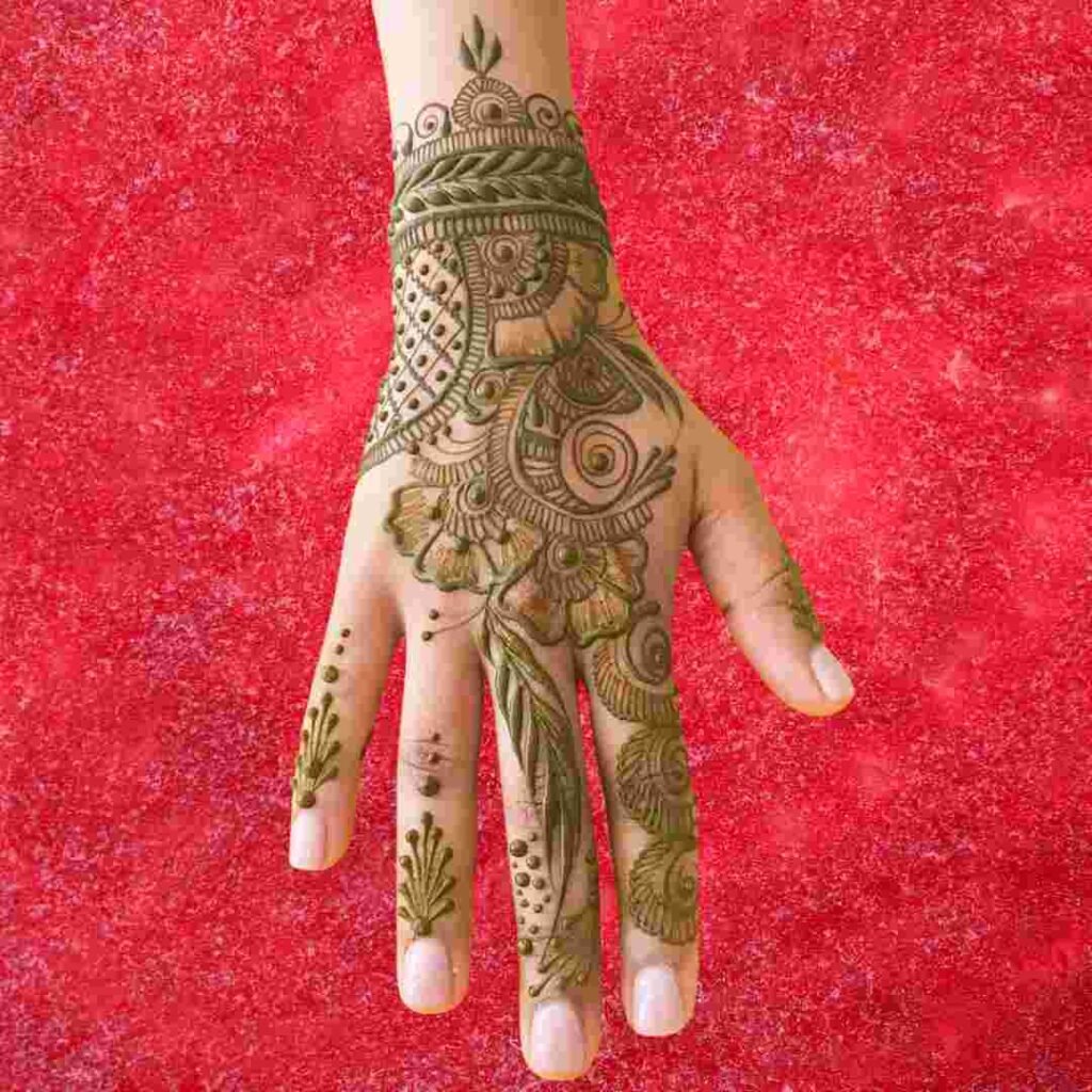 Baby Mehndi Design 