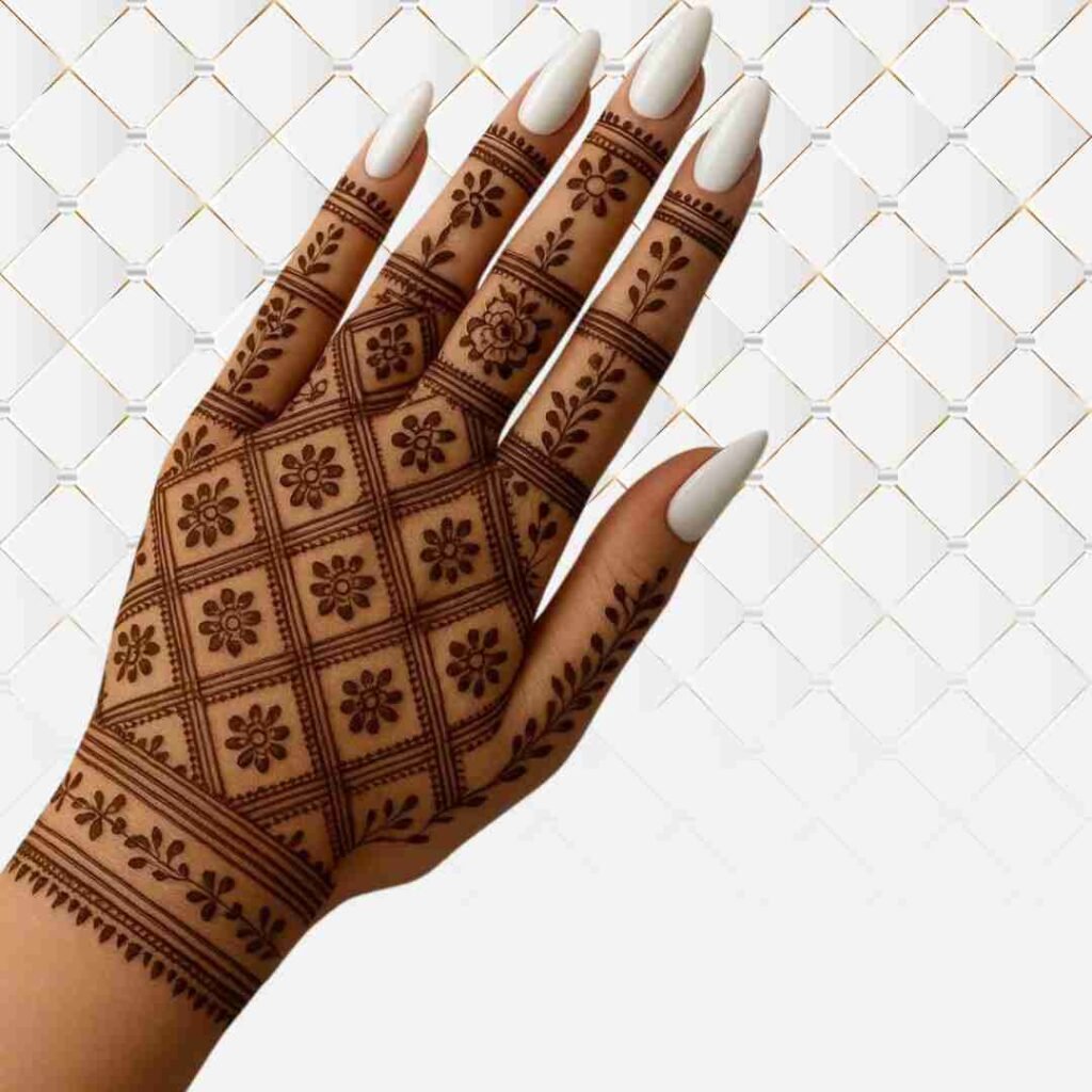 Easy Back Hand Mehndi Design