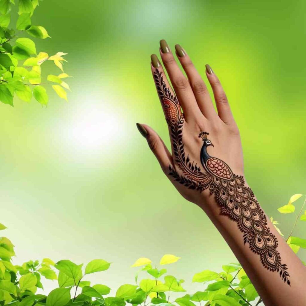 Back Hand Mehndi Design 