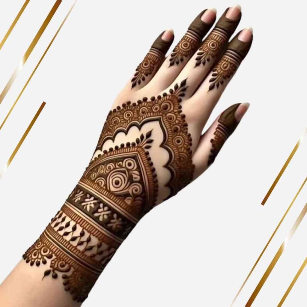 Back Hand Mehndi Design 