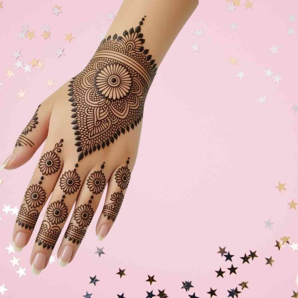  Gol Mehndi Design Photo