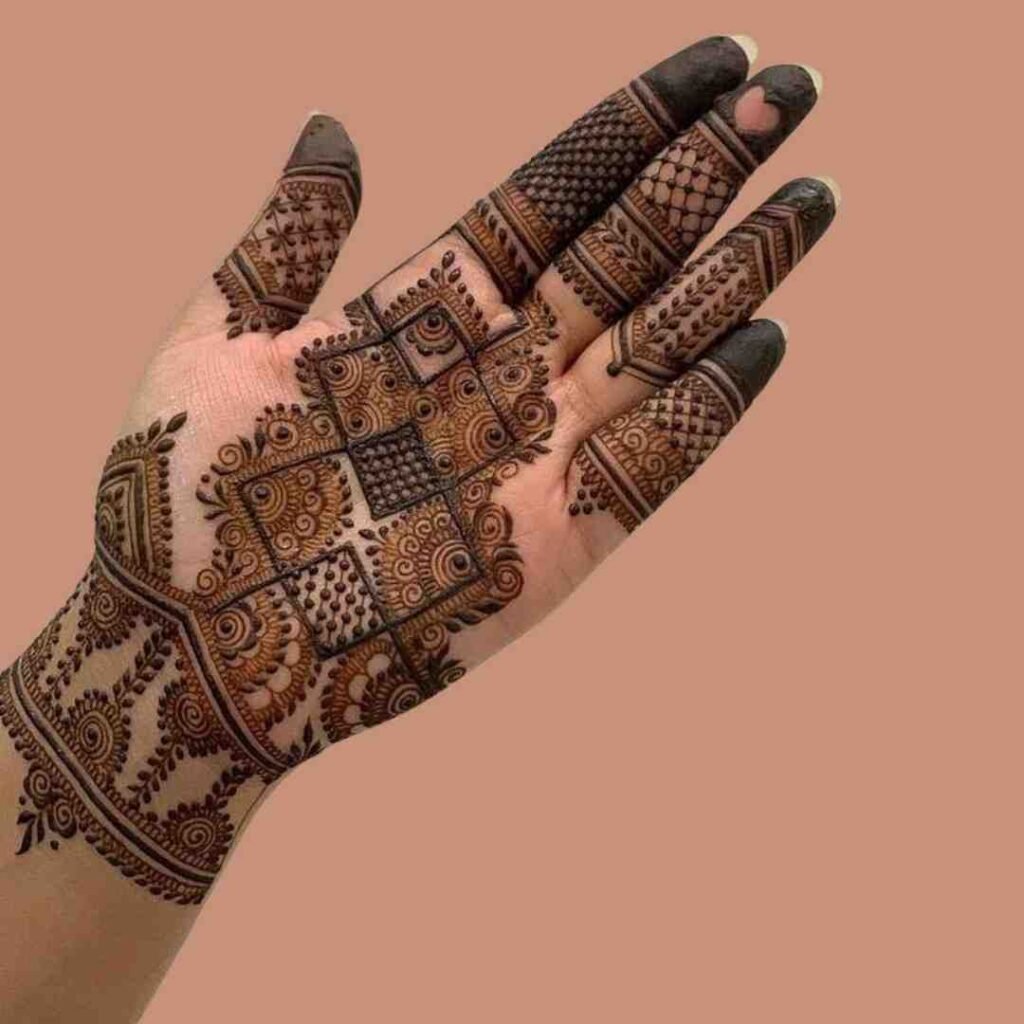 Boys Mehndi Design Simple
