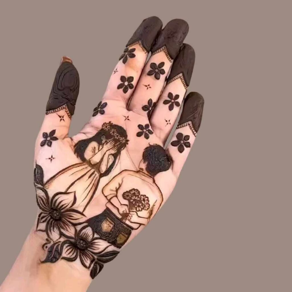 Kids Boys Mehndi Design