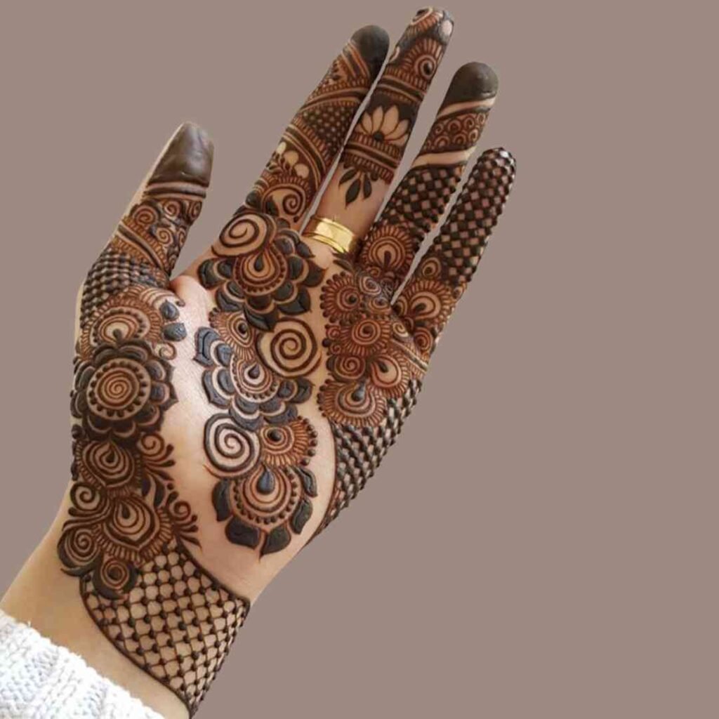 Boys Mehndi Design Simple