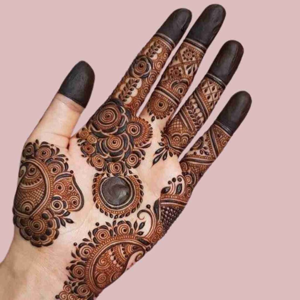 Boys Mehndi Design Simple