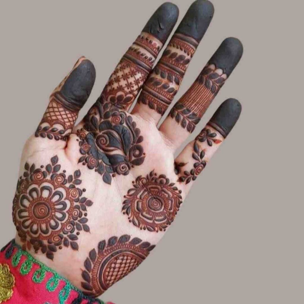 Boys Mehndi Design Simple