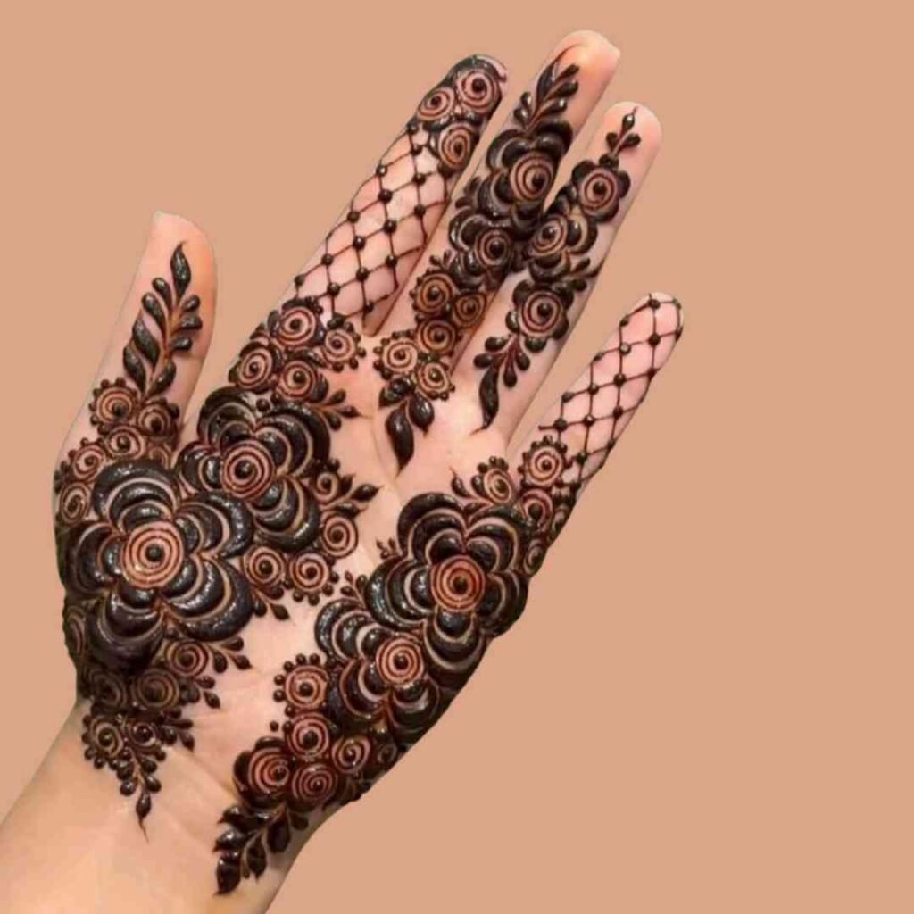Boys Mehndi Design Simple