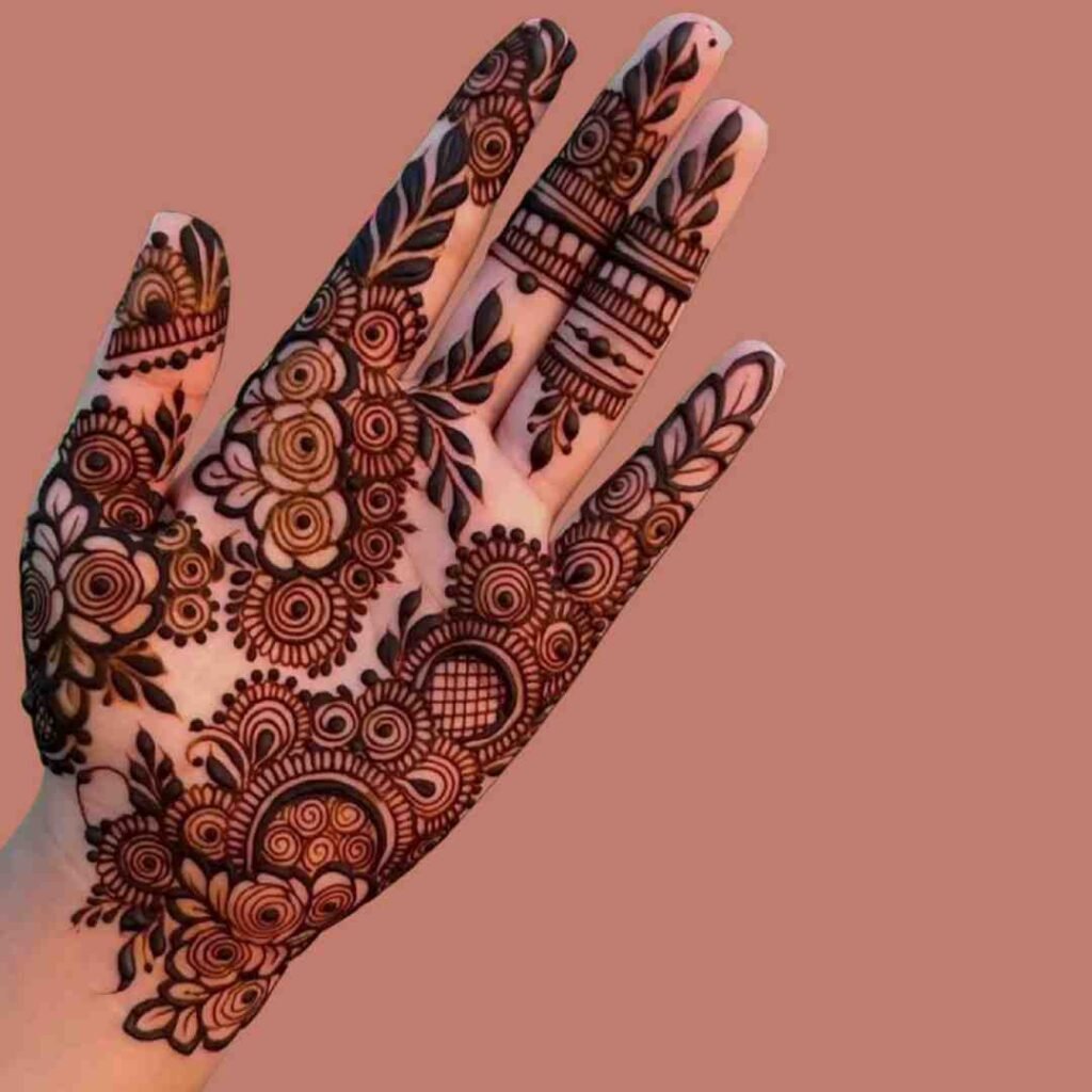 Boys Mehndi Design Simple