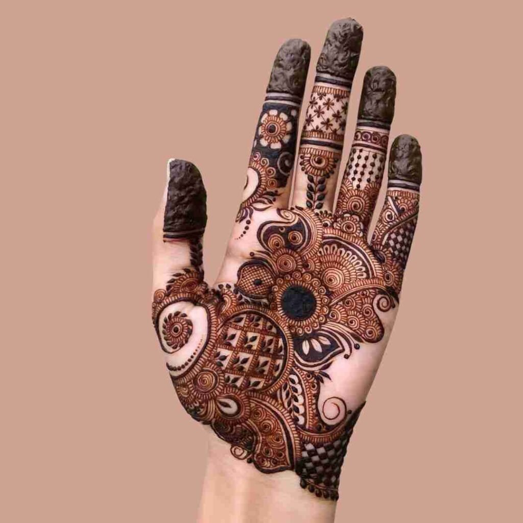 Boys Mehndi Design Simple