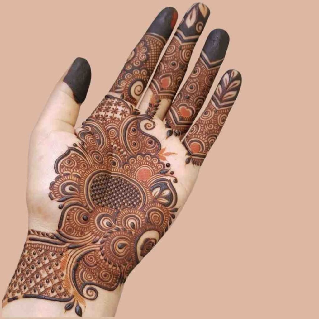 Boys Mehndi Design Simple