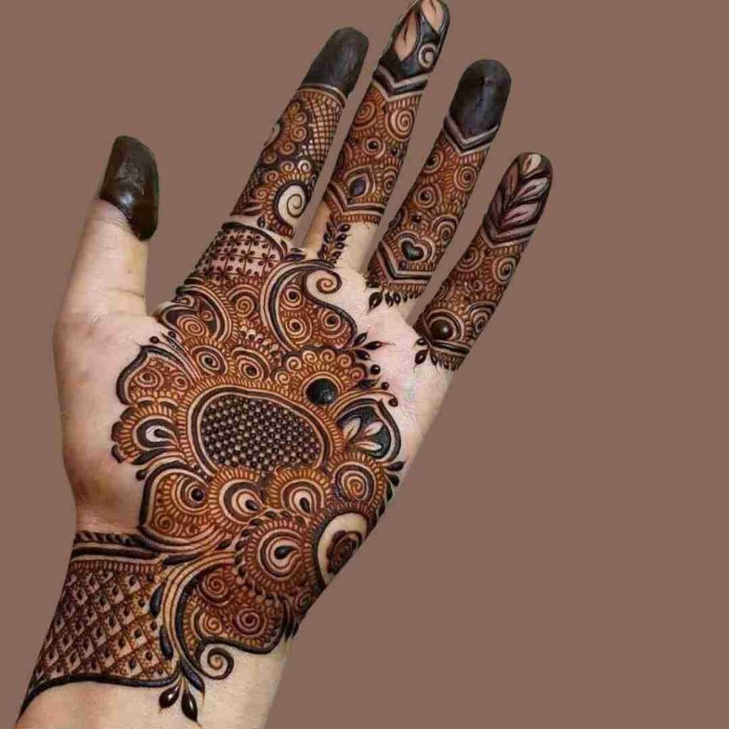 Boys Mehndi Design Simple