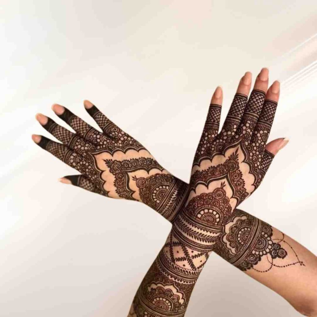 Simple Bridal Mehndi Design