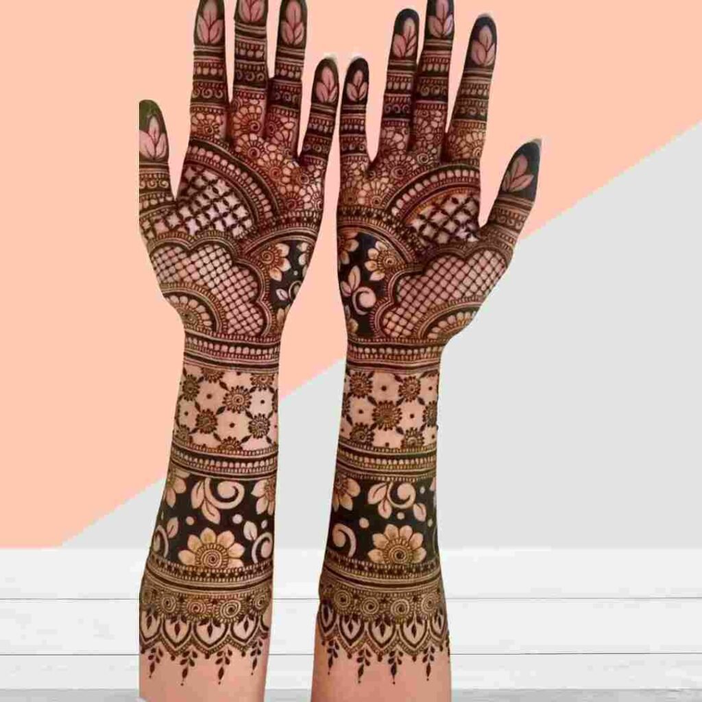 Simple Bridal Mehndi Design
