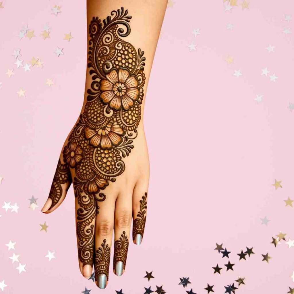 Simple Bridal Mehndi Design