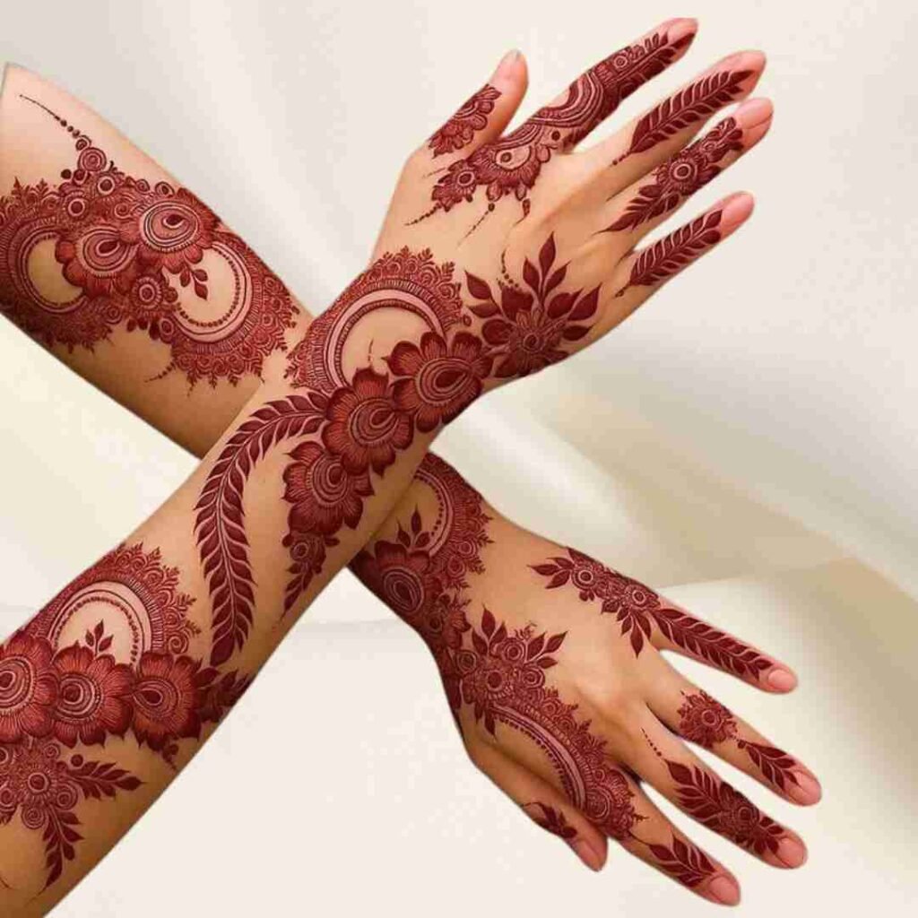 Simple Bridal Mehndi Design