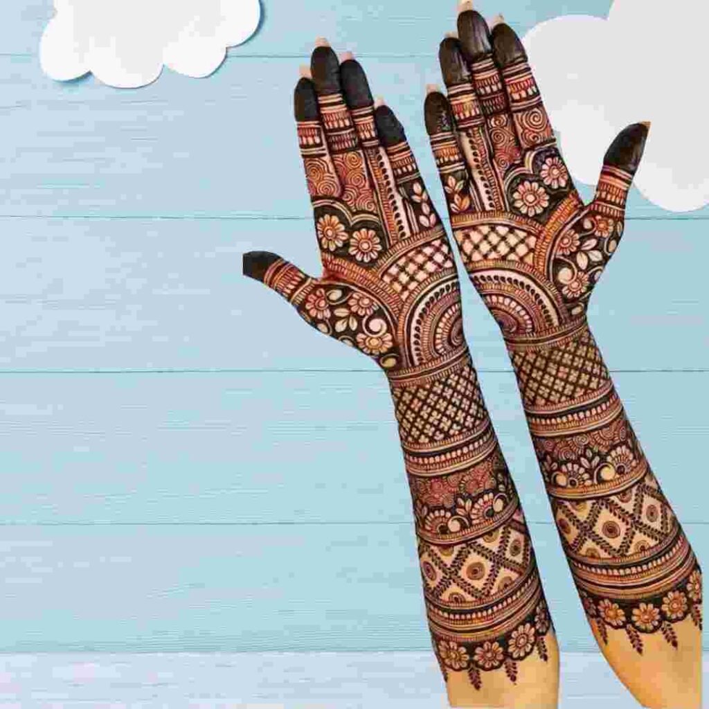 Full Hand Bridal Mehndi Design