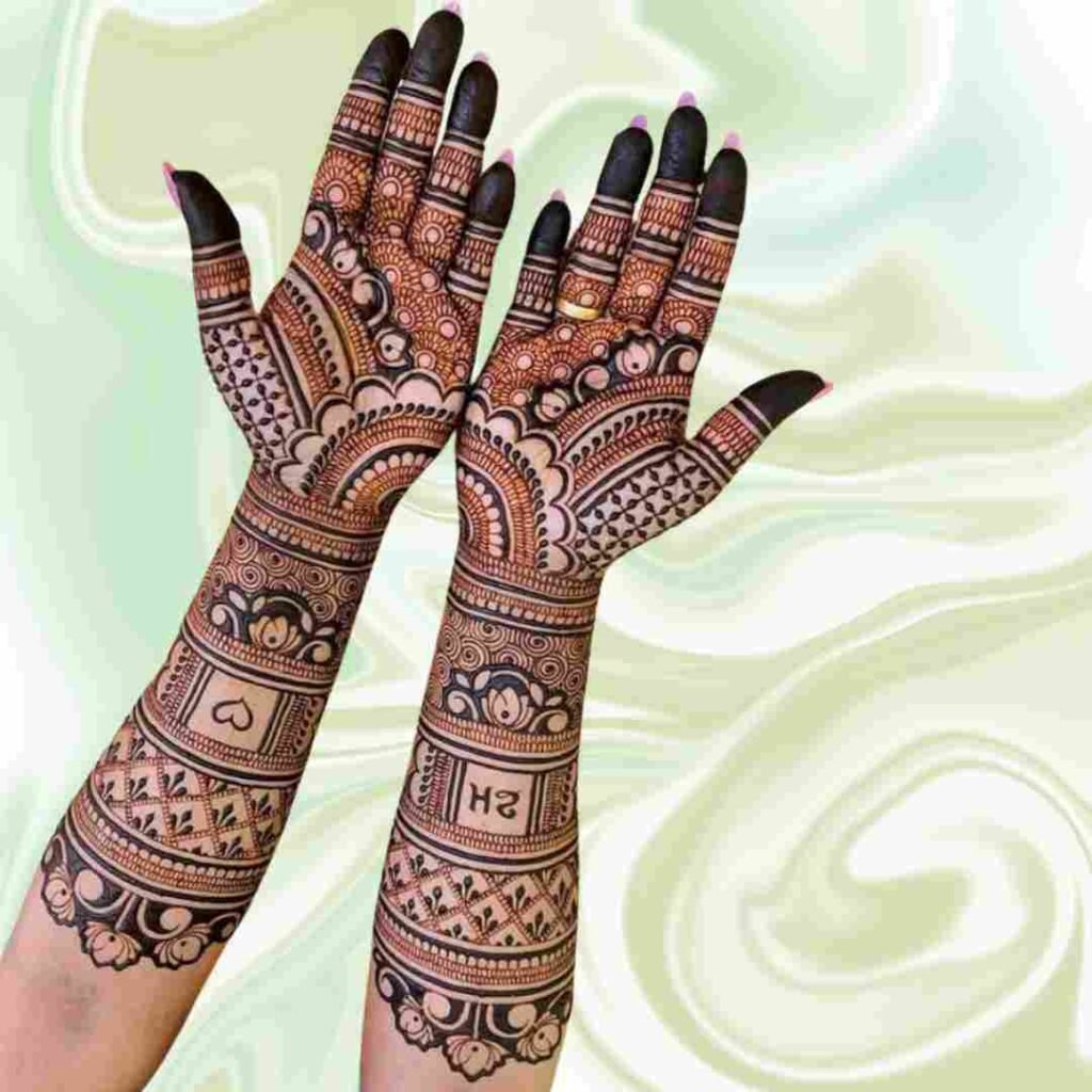 Full Hand Bridal Mehndi Design