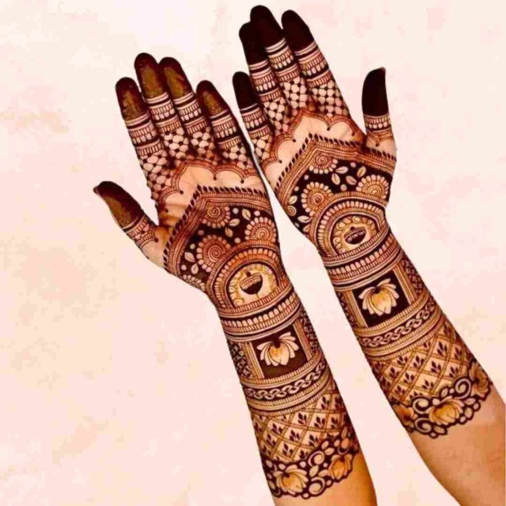 Full Hand Bridal Mehndi Design