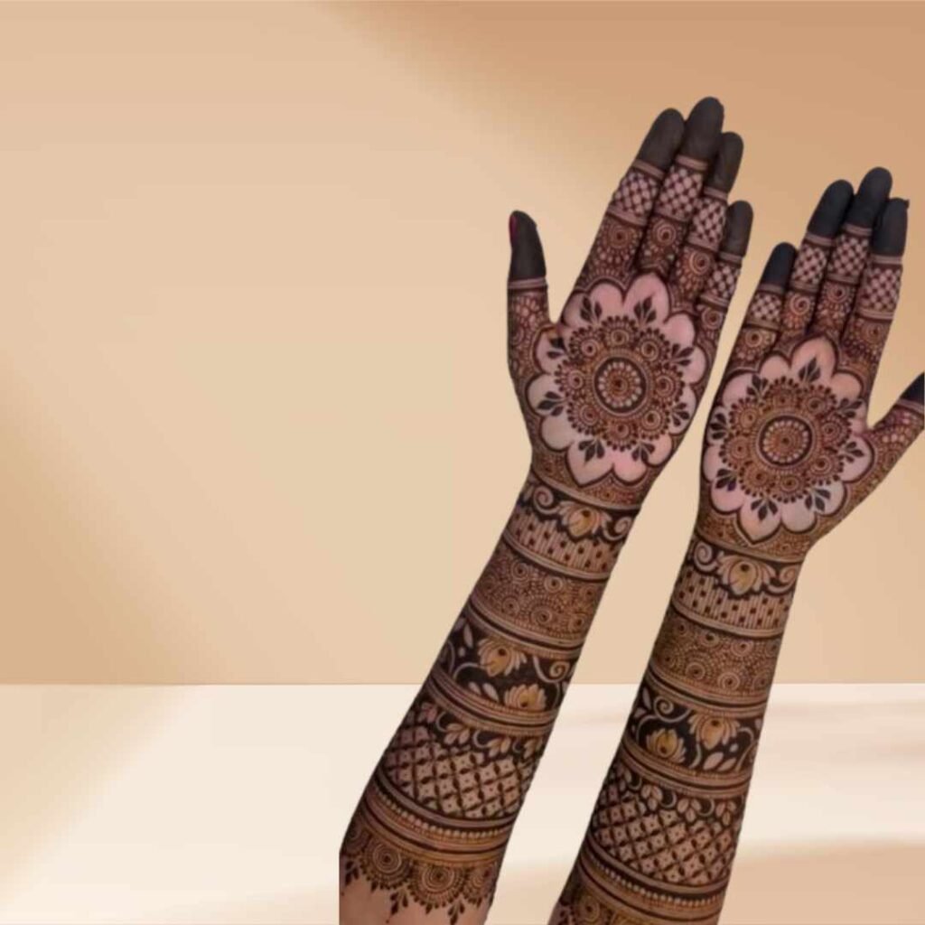 Full Hand Bridal Mehndi Design