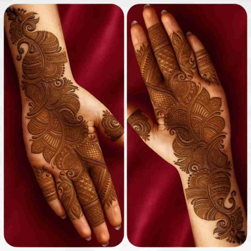 Full Hand Bridal Mehndi Design