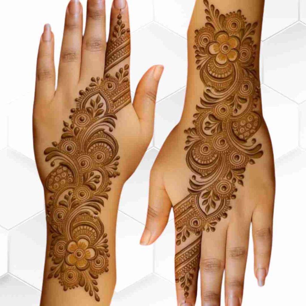 Full Hand Bridal Mehndi Design