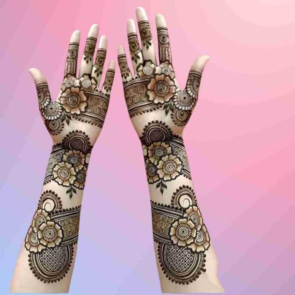 Full Hand Bridal Mehndi Design