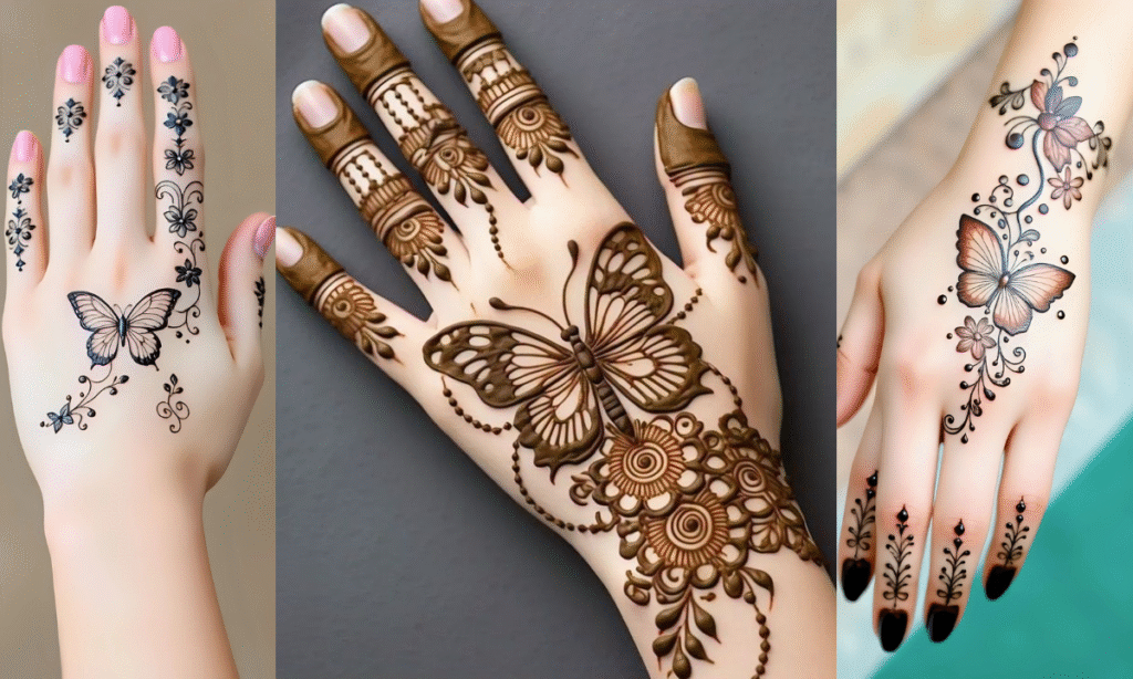 Butterfly Mehndi Design
