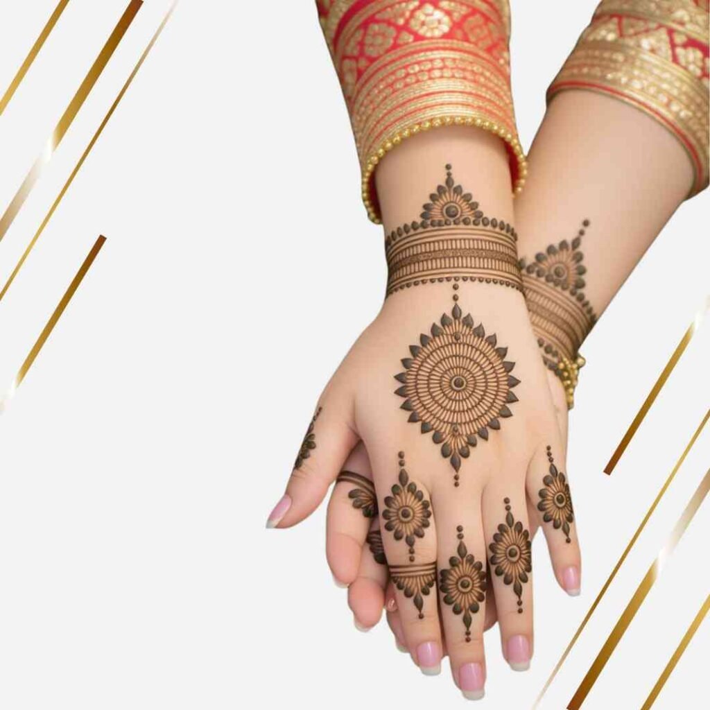 Circle Mehndi Design