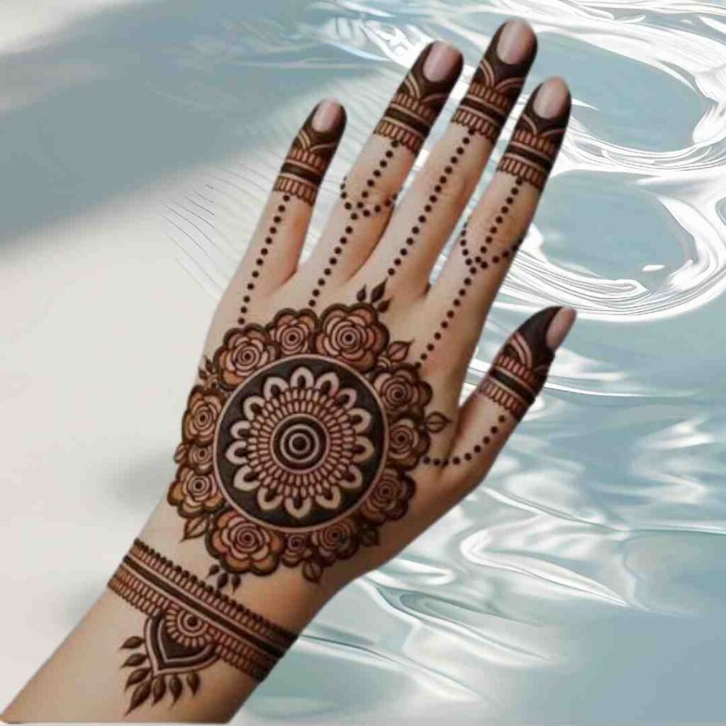 Happy Diwali Mehndi Design