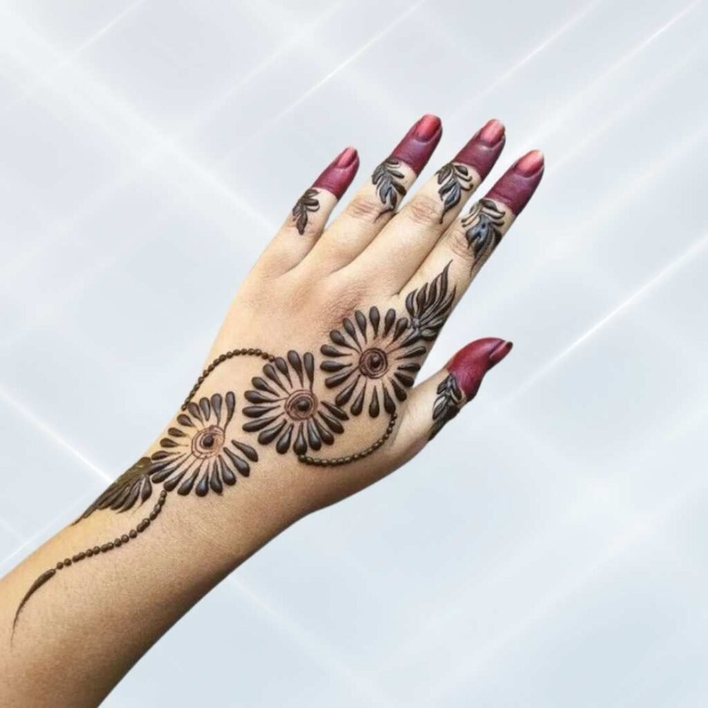 Easy Mehndi Design for Kids