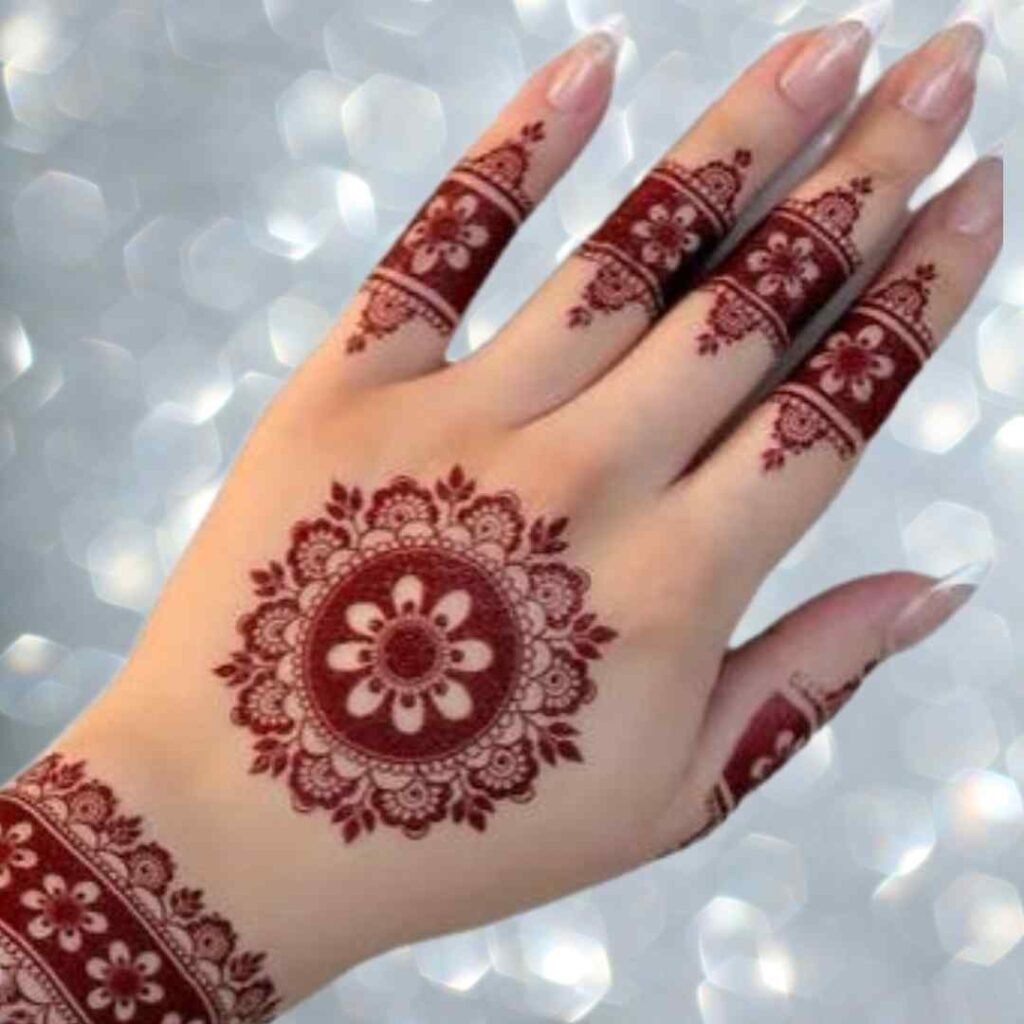 Easy Mehndi Design for Kids