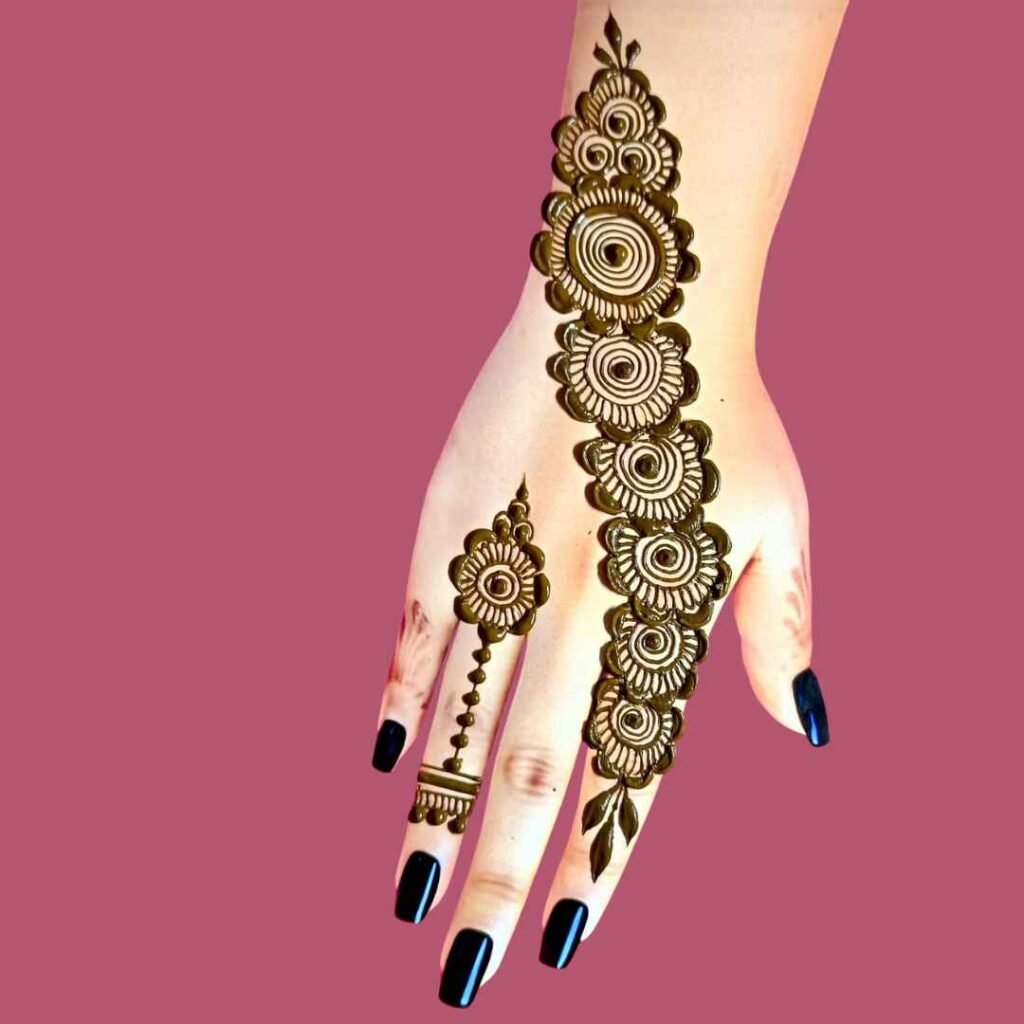 Easy Mehndi Design for Kids