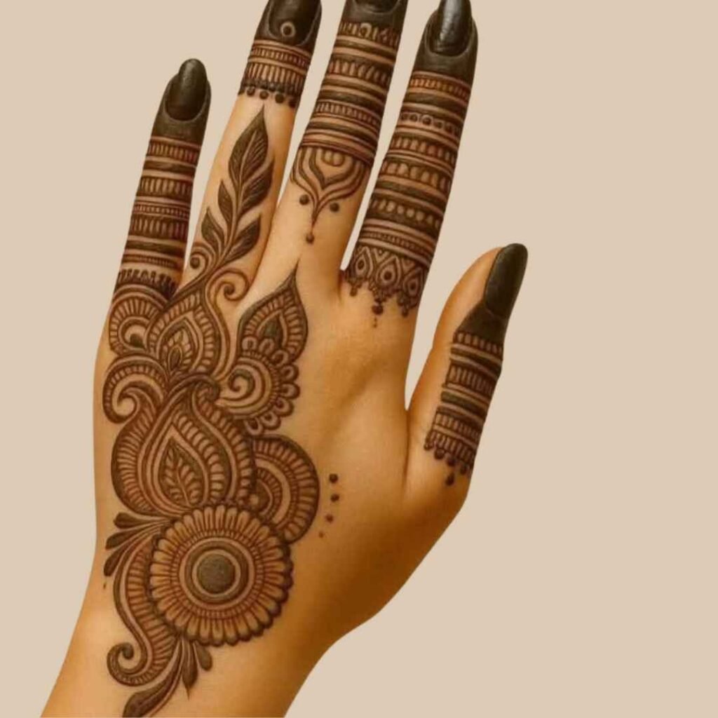 Easy Mehndi Design for Kids