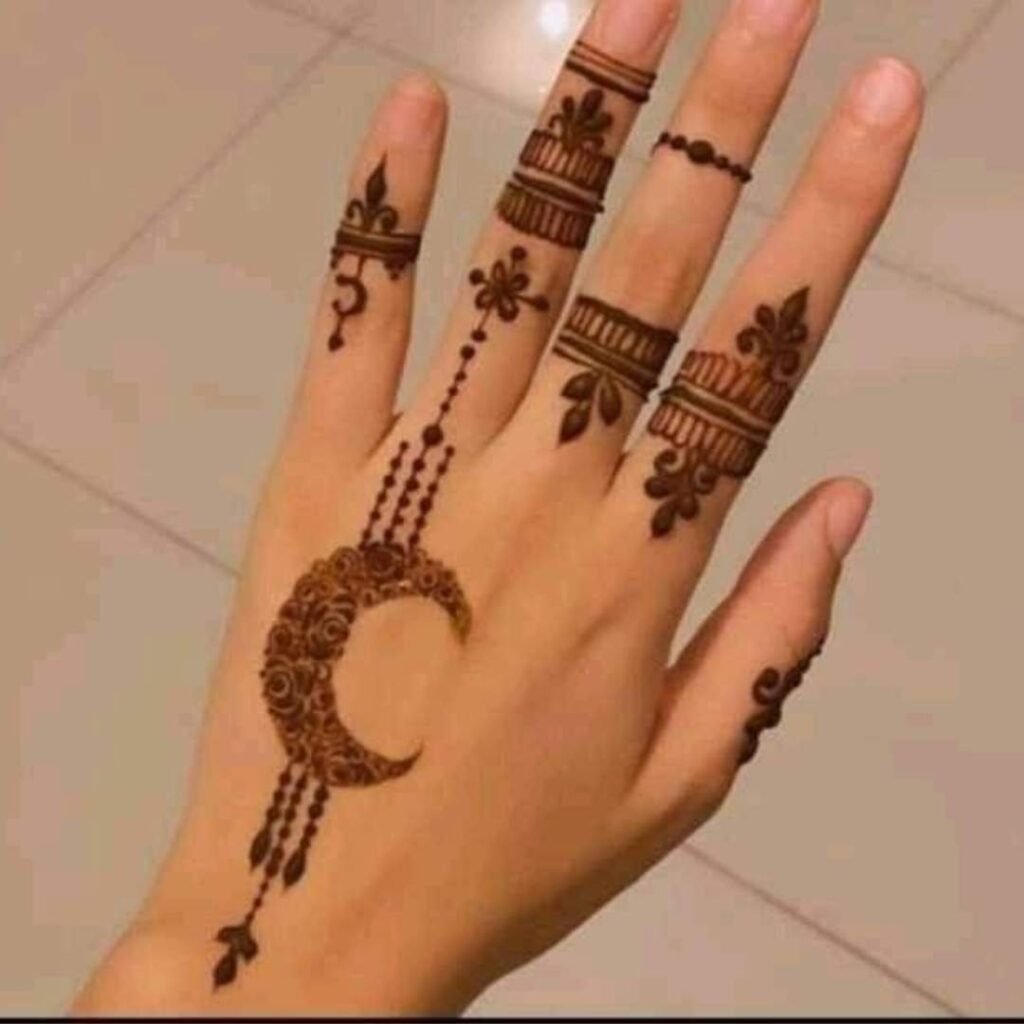 Simple Eid Mehndi Design