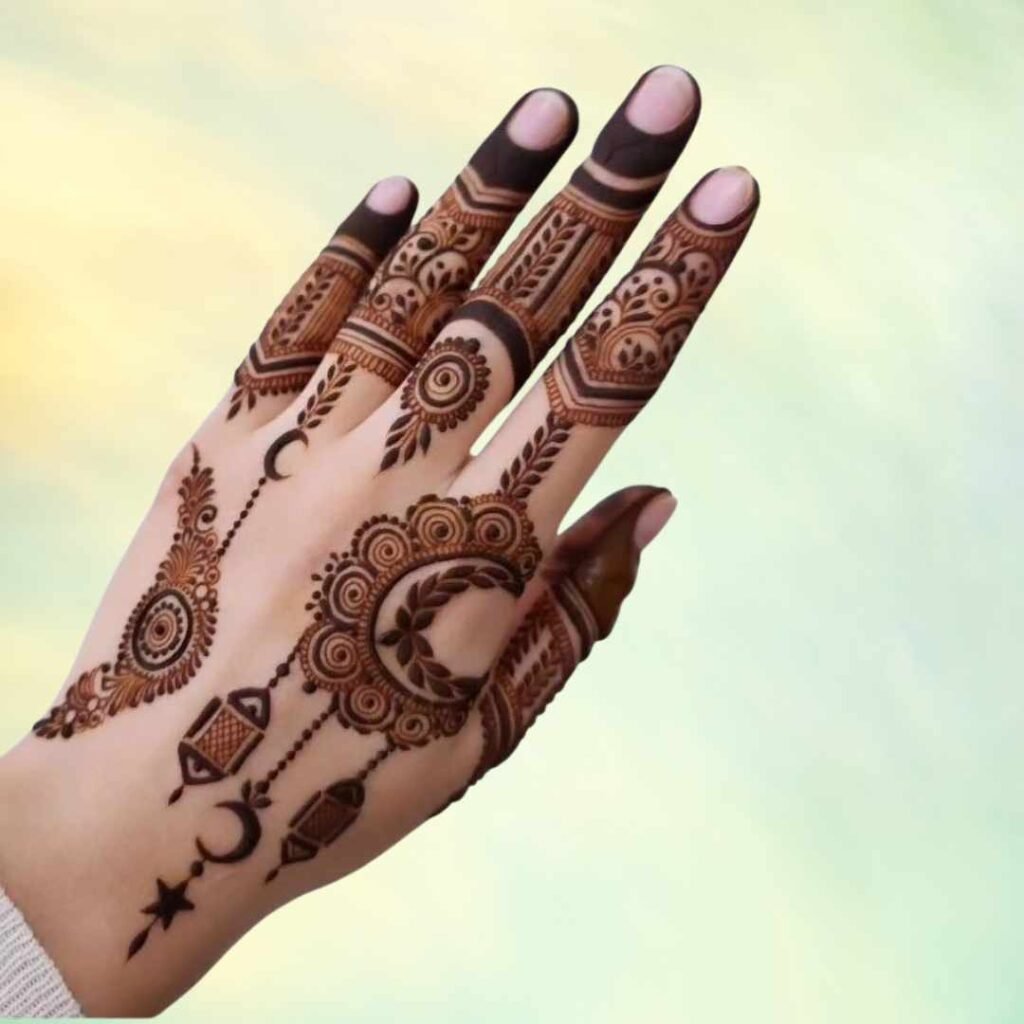 Kids Eid Mehndi Design