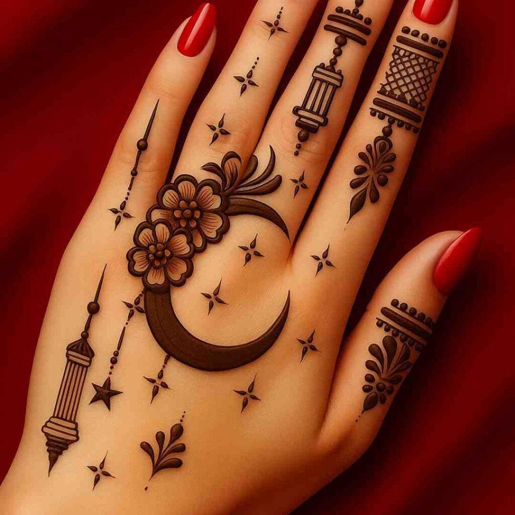 Simple Eid Mehndi Design