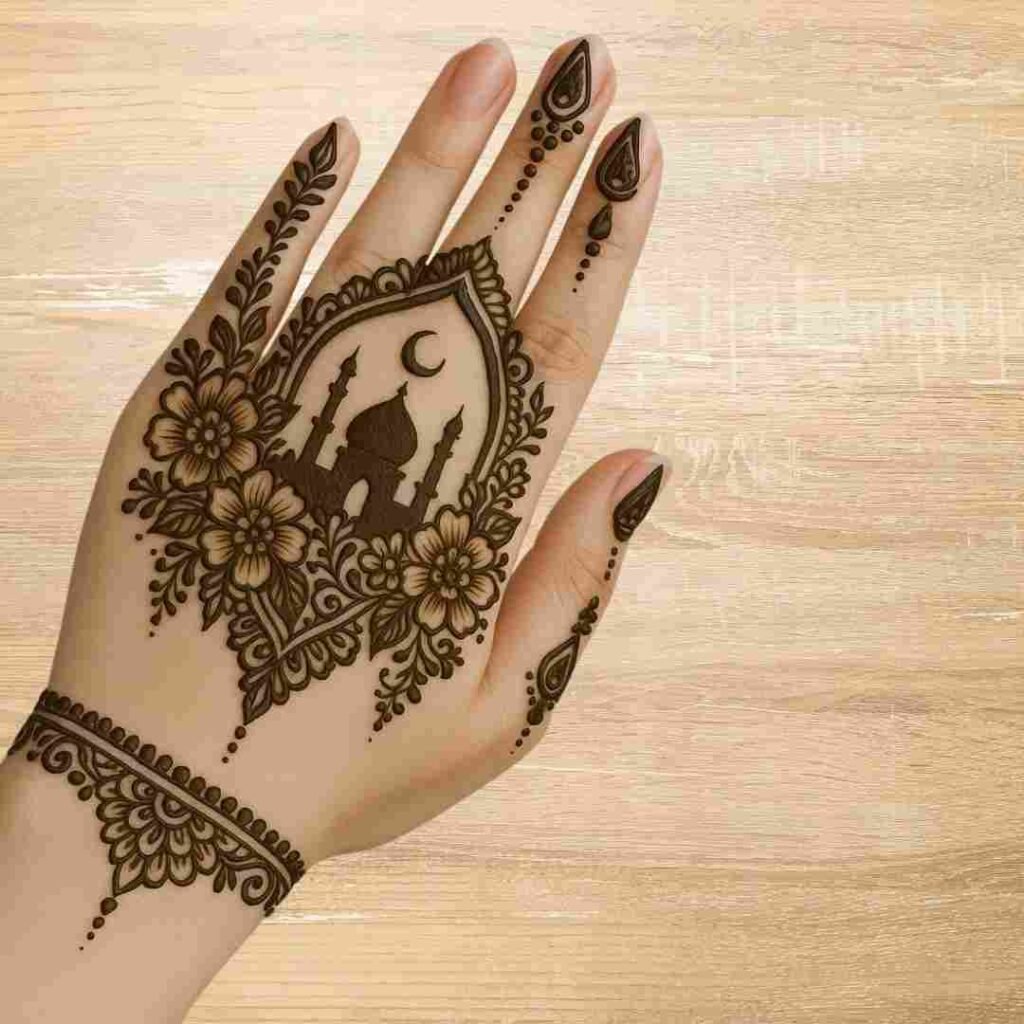 Simple Eid Mehndi Design