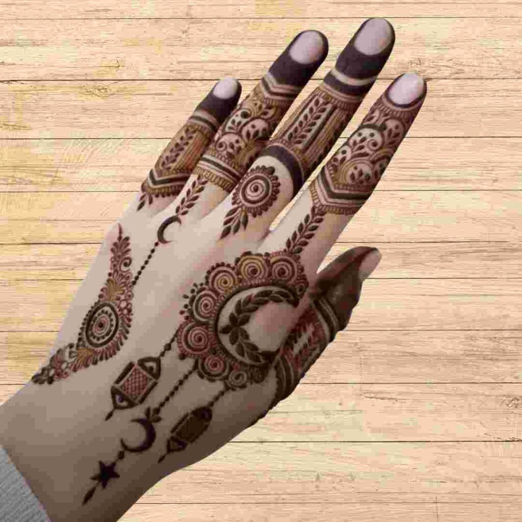 Simple Eid Mehndi Design