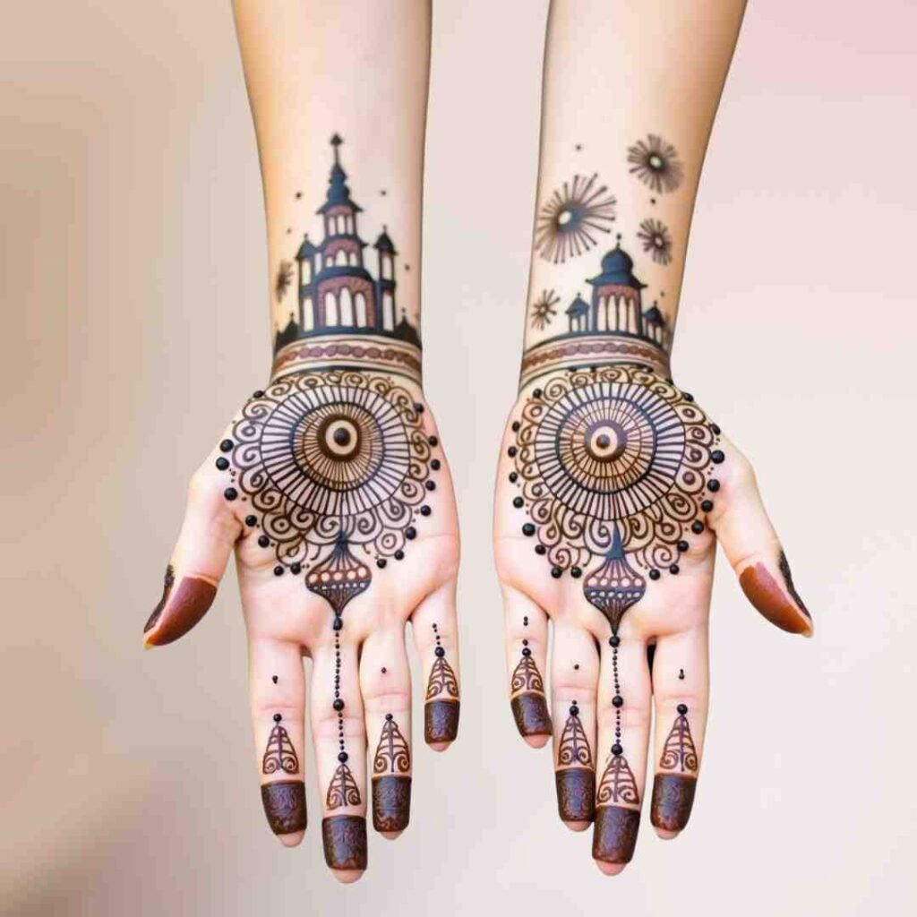 Simple Eid Mehndi Design