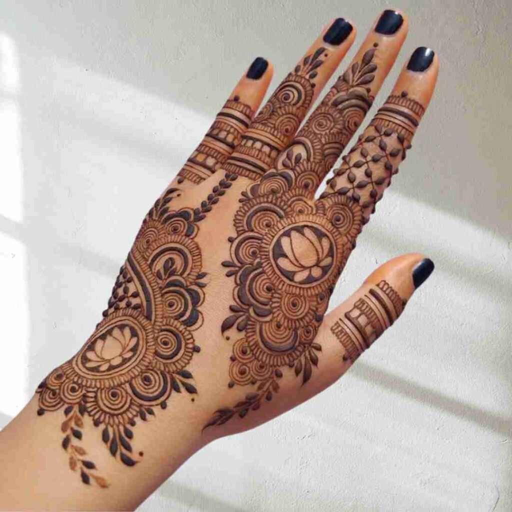 Easy Simple Finger Mehndi Design