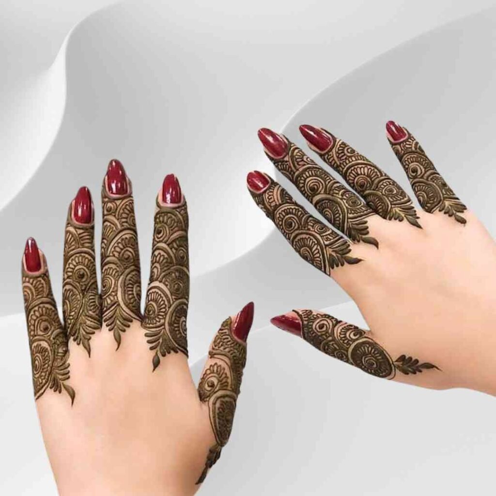 Easy Simple Finger Mehndi Design