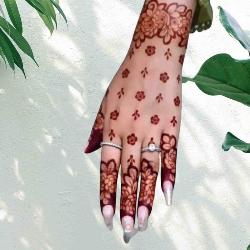 Finger Mehndi Design
