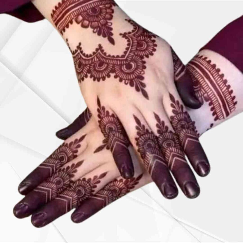 Royal Finger Mehndi Design