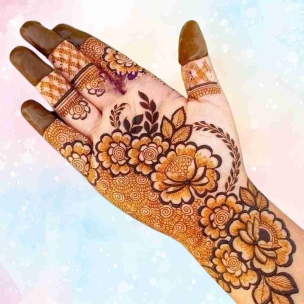 Flower Mehndi Design