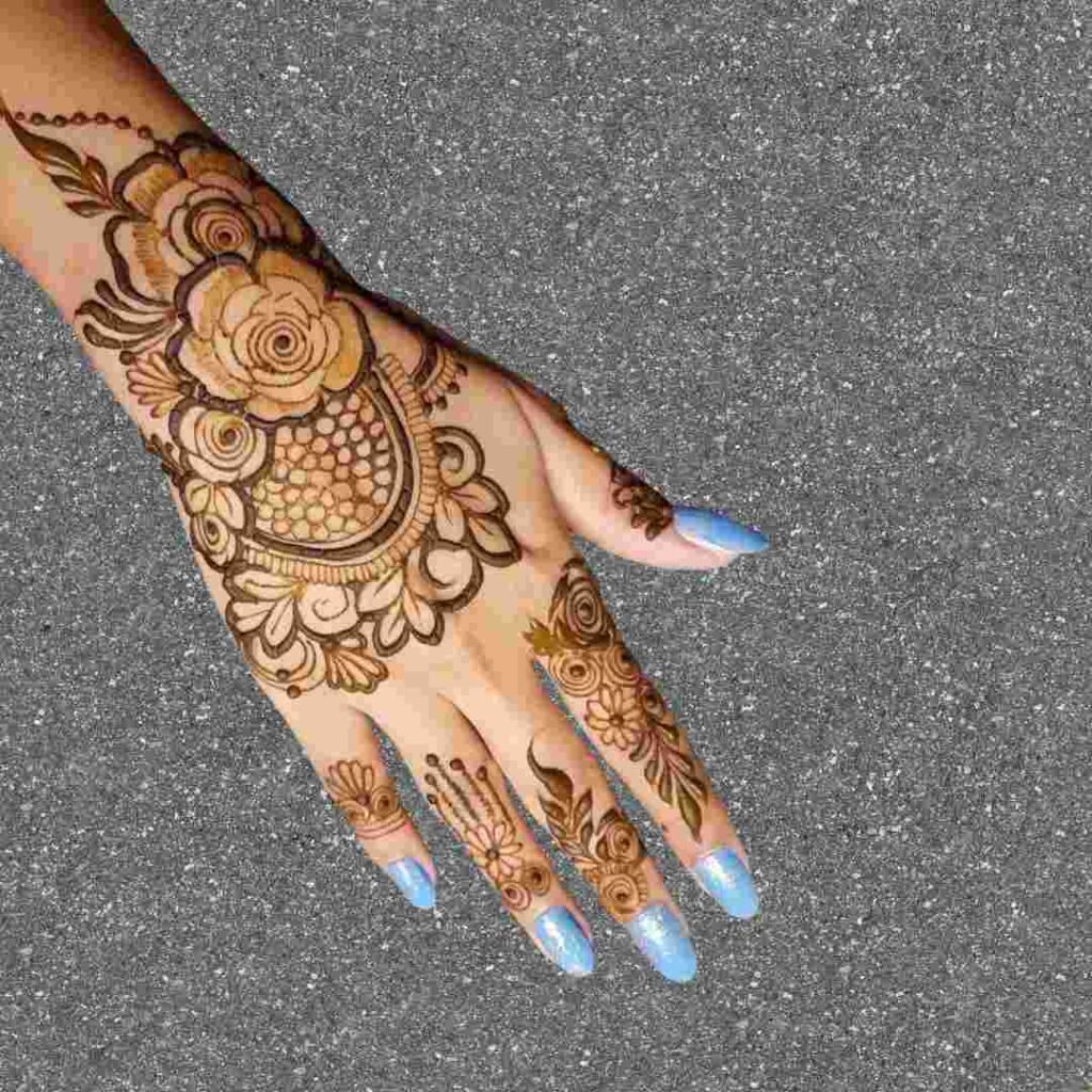 Flower Mehndi Design