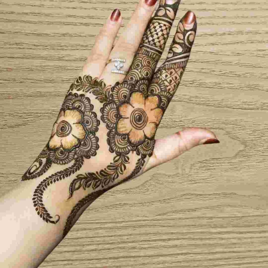 Flower Mehndi Design