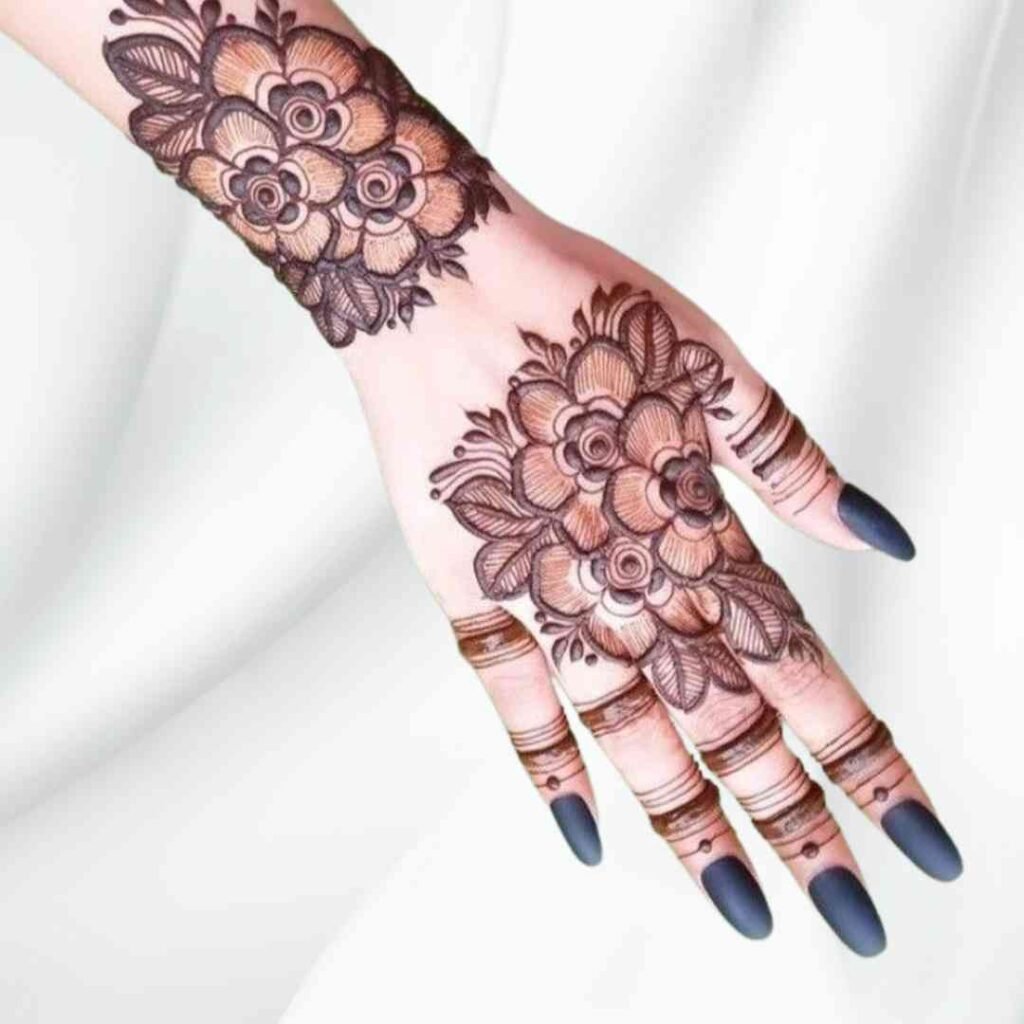 Flower Mehndi Design