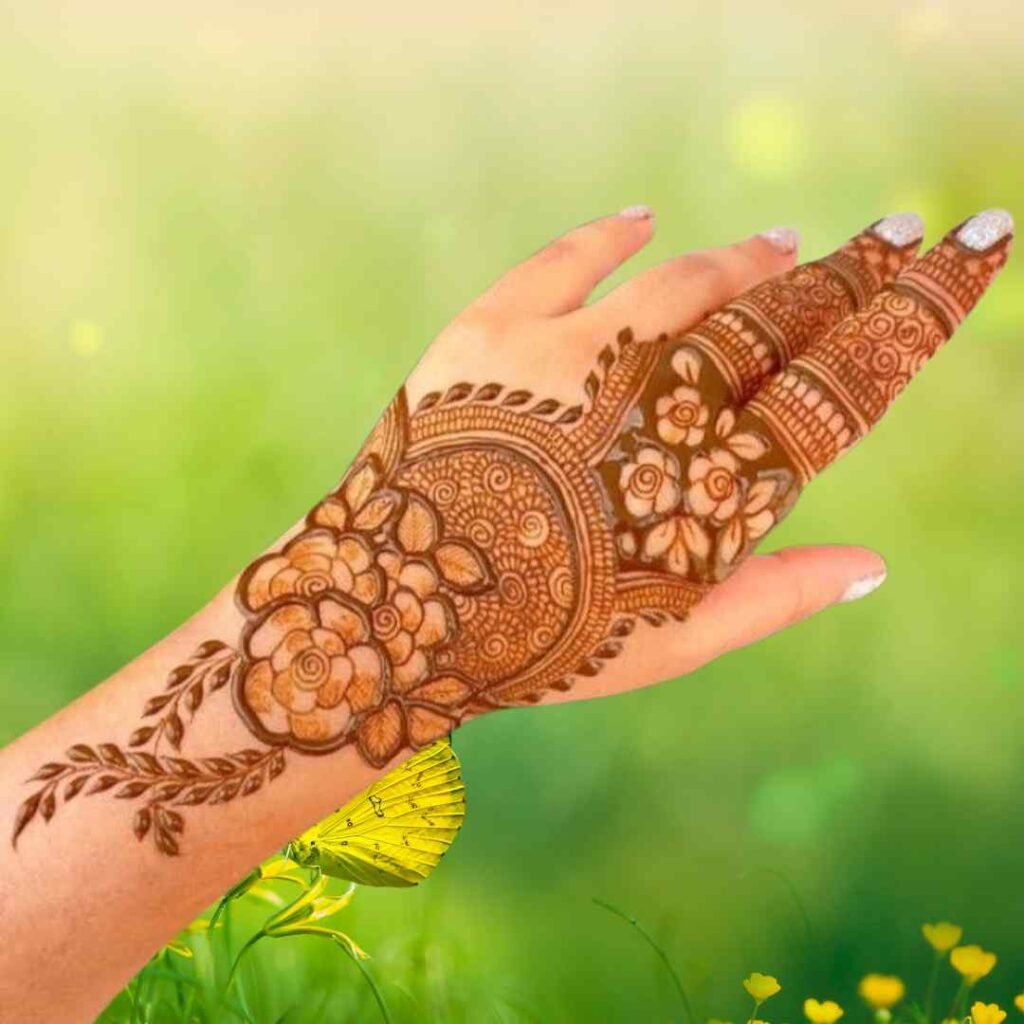 Flower Mehndi Design
